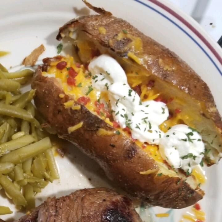 Air Fryer Baked Potatoes